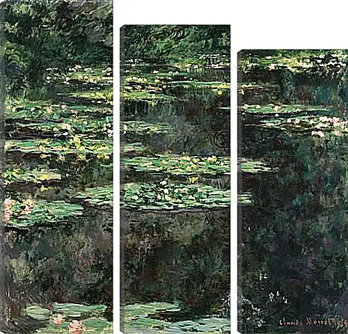 Модульная картина - Water Lilies. Клод Моне