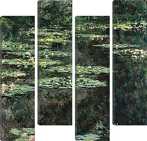 Модульная картина - Water Lilies. Клод Моне