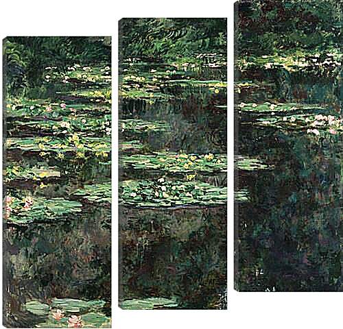 Модульная картина - Water Lilies. Клод Моне