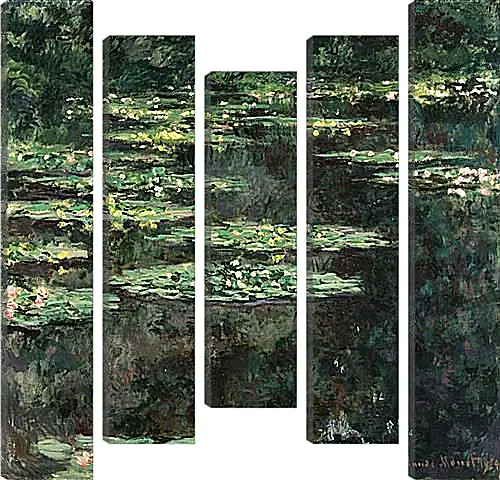 Модульная картина - Water Lilies. Клод Моне