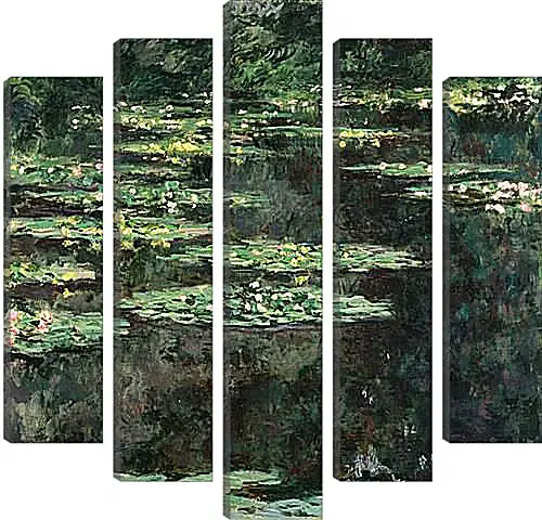 Модульная картина - Water Lilies. Клод Моне