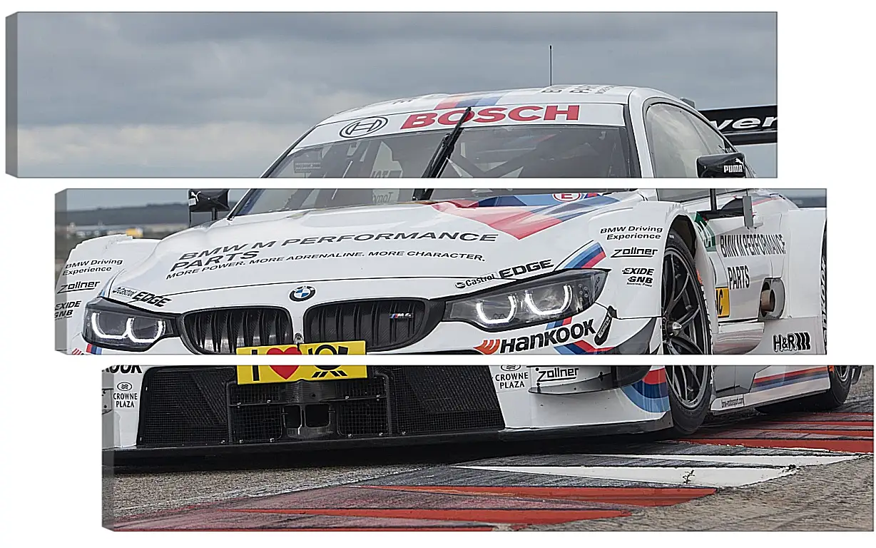 Модульная картина - BMW 4 DTM (БМВ 4 ДТМ)