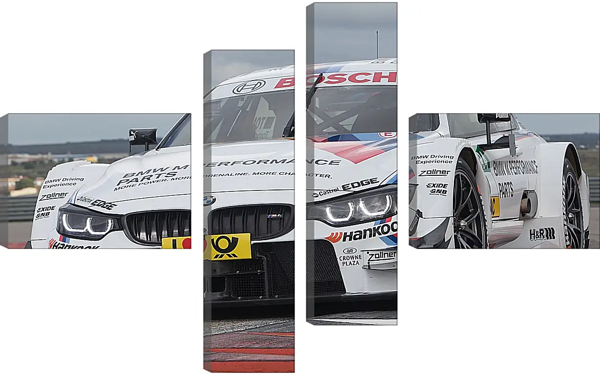 Модульная картина - BMW 4 DTM (БМВ 4 ДТМ)