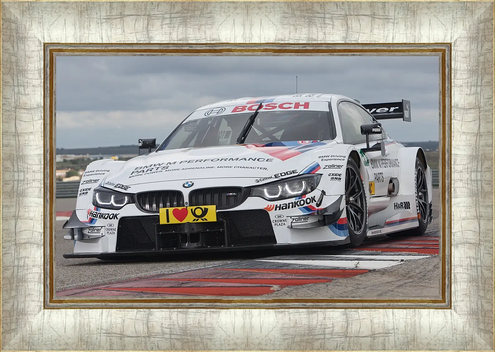 Картина в раме - BMW 4 DTM (БМВ 4 ДТМ)