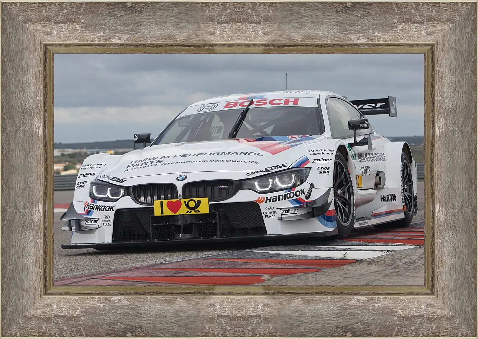 Картина в раме - BMW 4 DTM (БМВ 4 ДТМ)