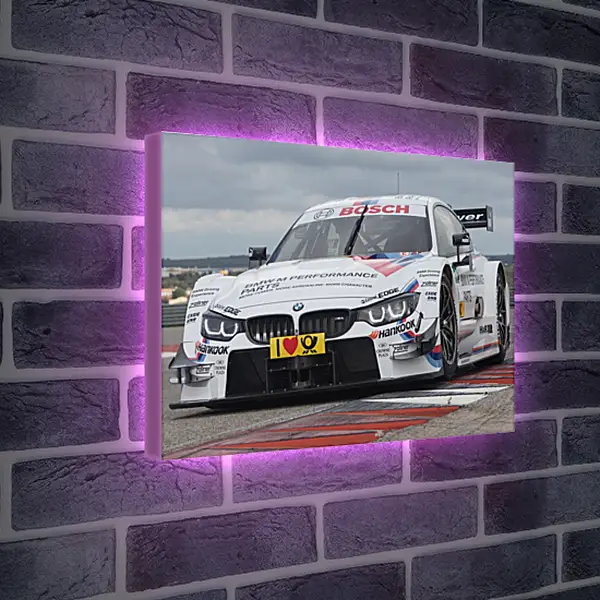 Лайтбокс световая панель - BMW 4 DTM (БМВ 4 ДТМ)