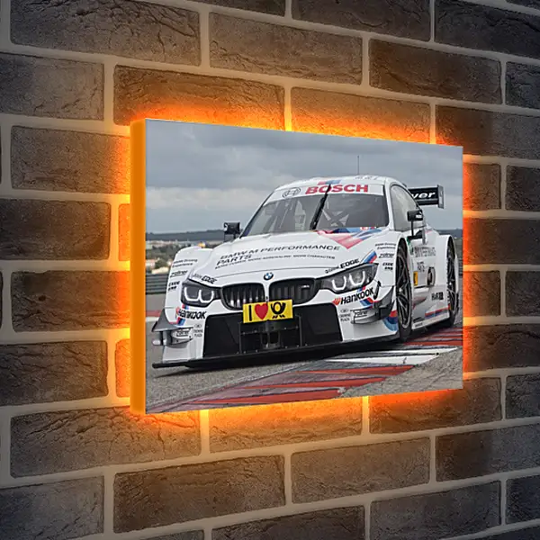 Лайтбокс световая панель - BMW 4 DTM (БМВ 4 ДТМ)