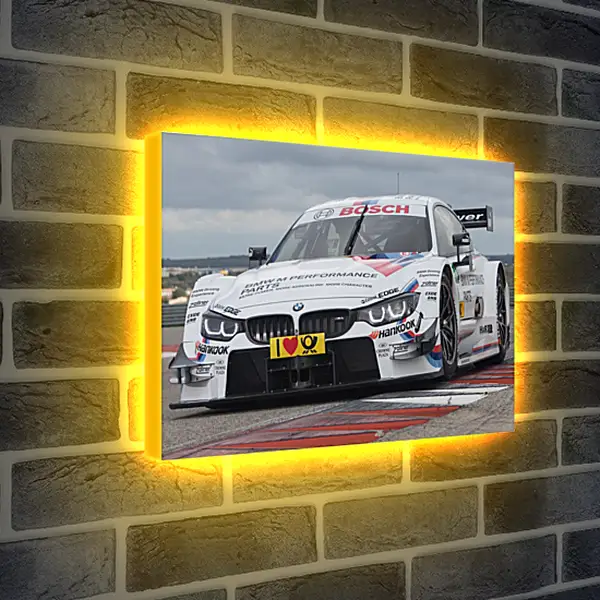 Лайтбокс световая панель - BMW 4 DTM (БМВ 4 ДТМ)