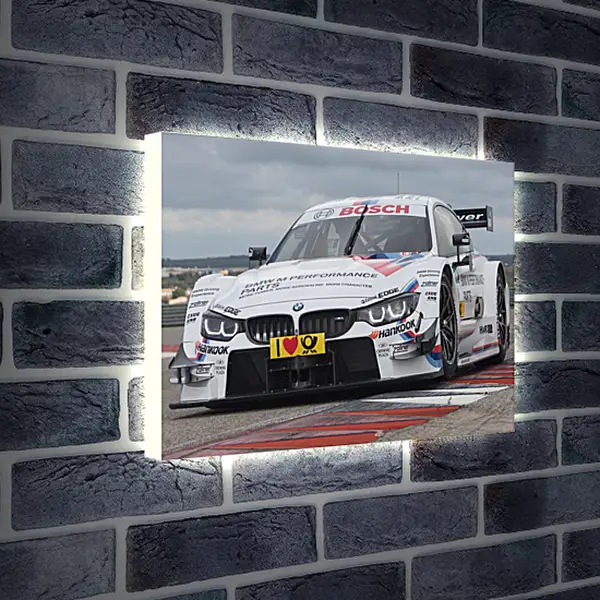 Лайтбокс световая панель - BMW 4 DTM (БМВ 4 ДТМ)