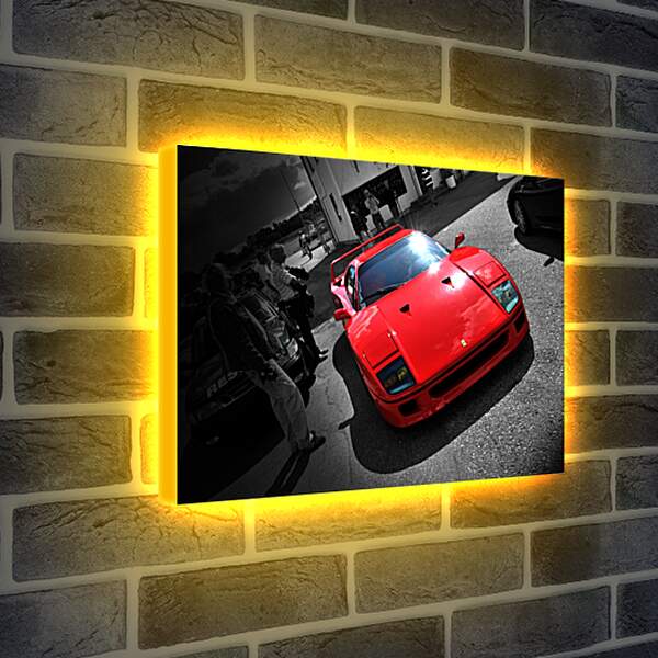 Лайтбокс световая панель - Феррари (Ferrari)