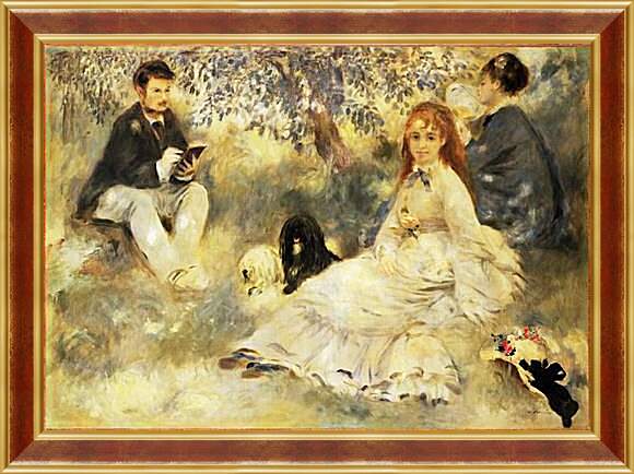 Картина в раме - Henriot Family. Пьер Огюст Ренуар