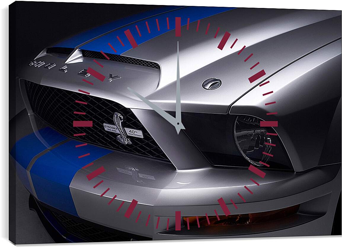 Часы картина - Форд Мустанг (Ford Mustang)