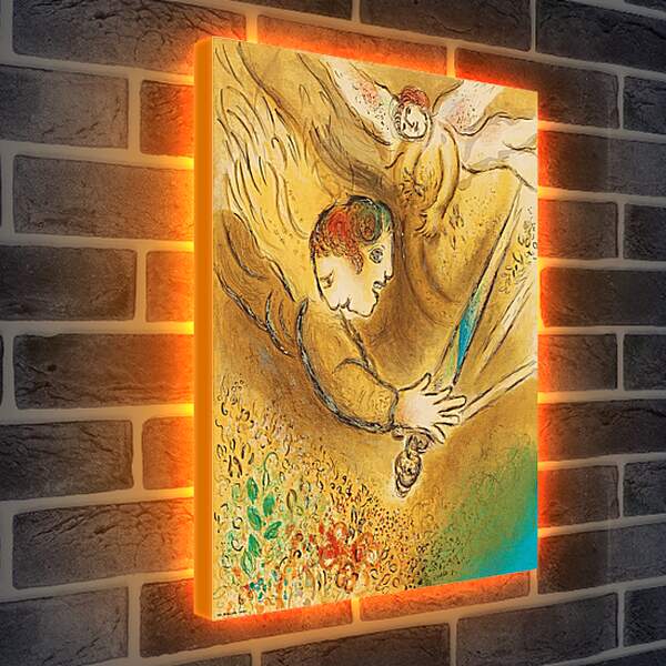 Лайтбокс световая панель - Ангел правосудия. Марк Шагал.