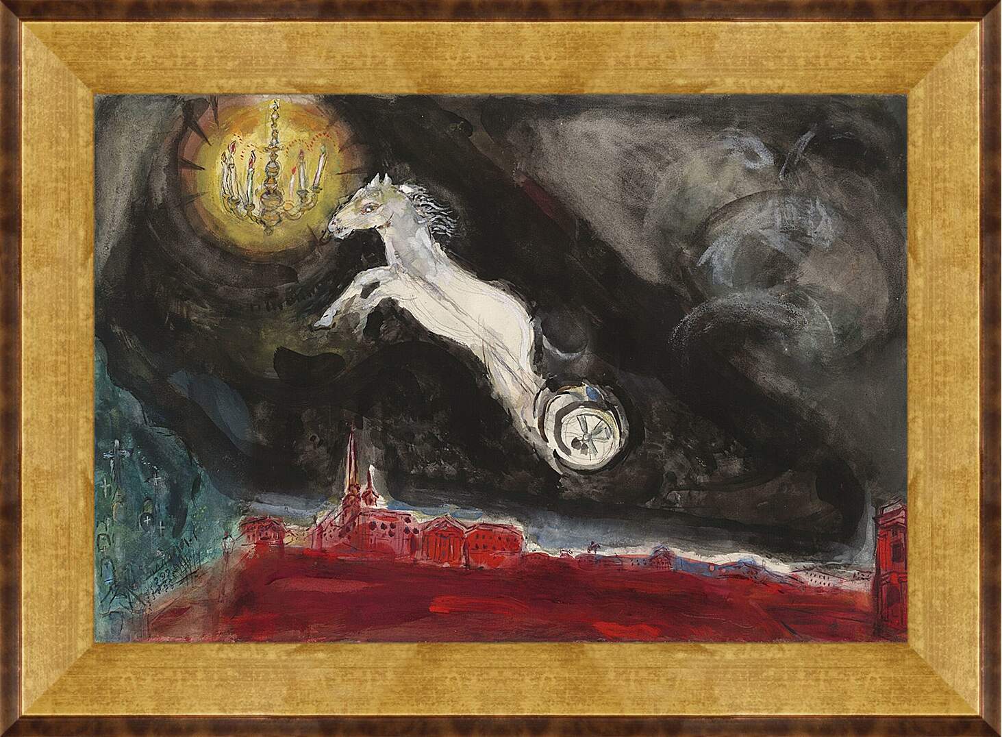 Картина в раме - A Fantasy of St. Марк Шагал