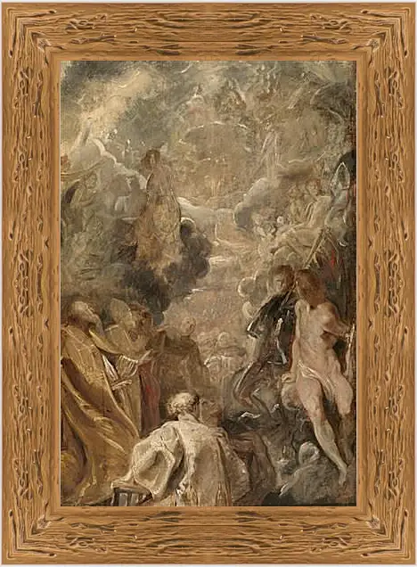 Картина в раме - All Saints. Питер Пауль Рубенс