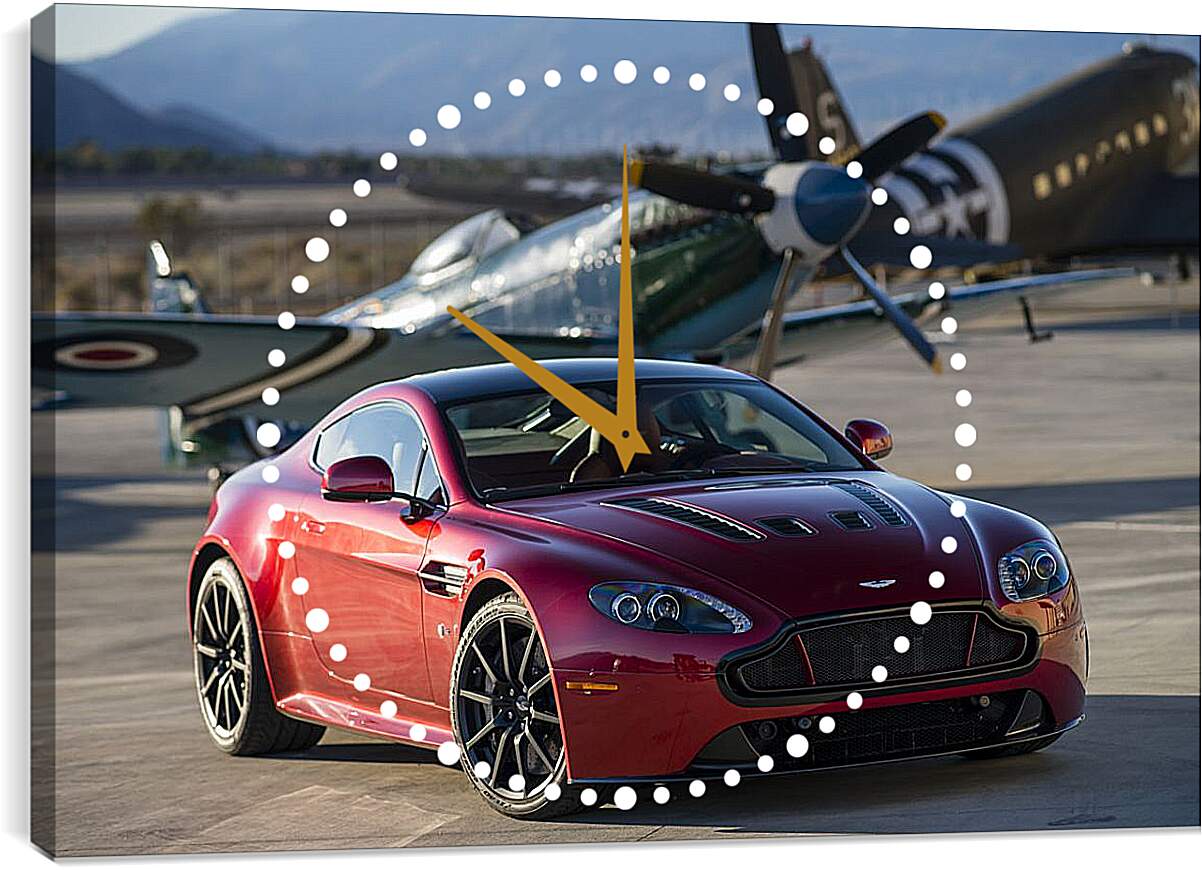 Часы картина - Aston Martin V12