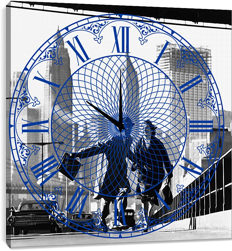 Часы картина - Нью-Йорк 1959