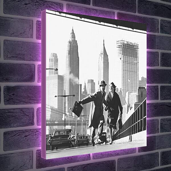 Лайтбокс световая панель - Нью-Йорк 1959