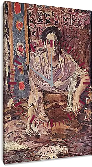 Часы картина - Гадалка. Врубель Михаил