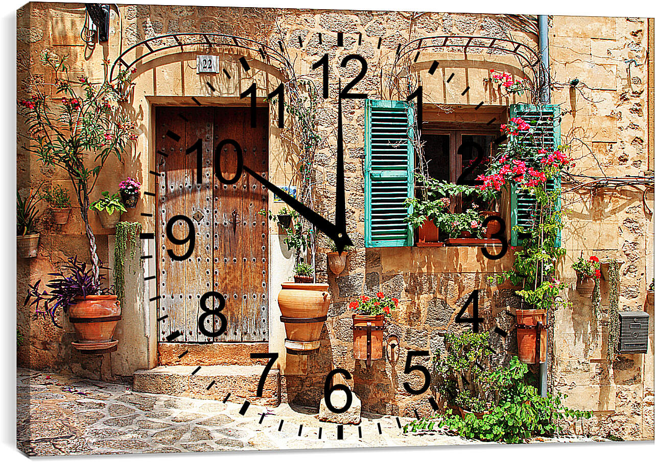 Часы картина - Улица Испании