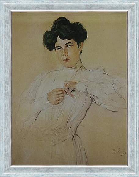 Картина в раме - Портрет Марии Боткиной. Валентин Александрович Серов