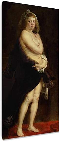 Постер и плакат - Helena Fourment in a Fur Robe. Питер Пауль Рубенс