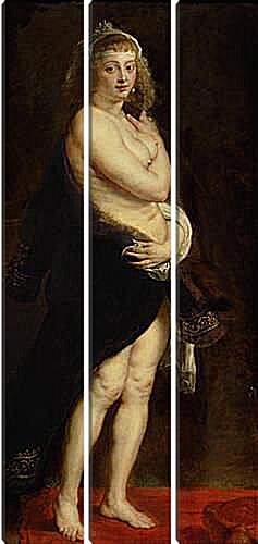 Модульная картина - Helena Fourment in a Fur Robe. Питер Пауль Рубенс
