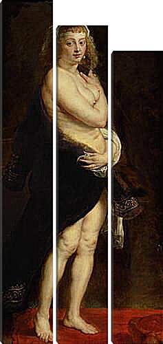Модульная картина - Helena Fourment in a Fur Robe. Питер Пауль Рубенс