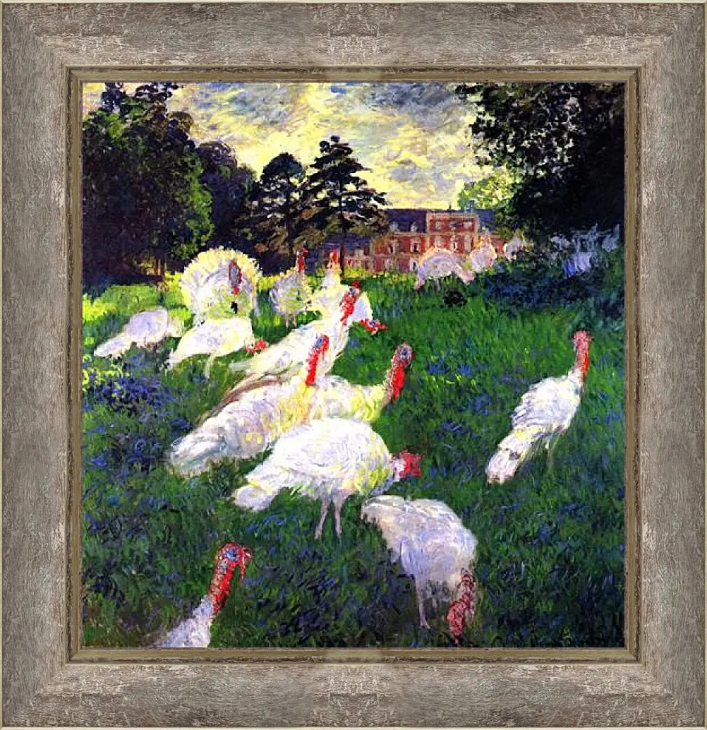 Картина в раме - The Turkeys. Клод Моне