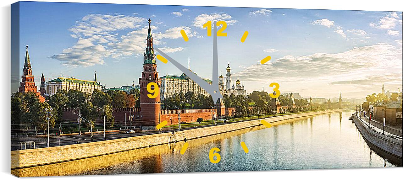 Часы картина - Вид на Кремль