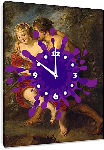 Часы картина - Pastoral Scene. Питер Пауль Рубенс