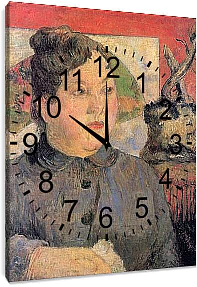 Часы картина - Madame Alexandre Kohler. Поль Гоген