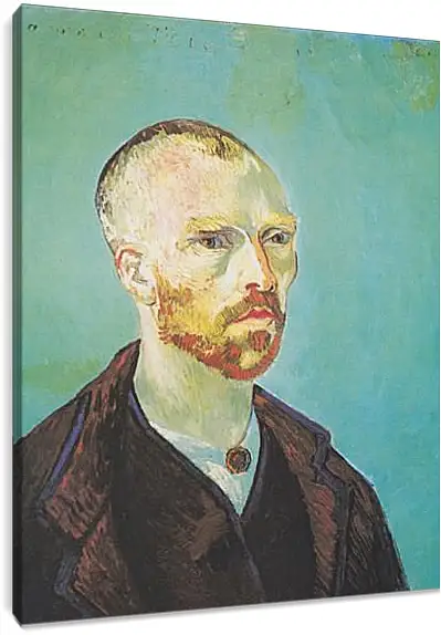 Постер и плакат - Self Portrait (dedicated to Paul Gauguin). Поль Гоген