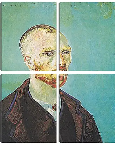 Модульная картина - Self Portrait (dedicated to Paul Gauguin). Поль Гоген