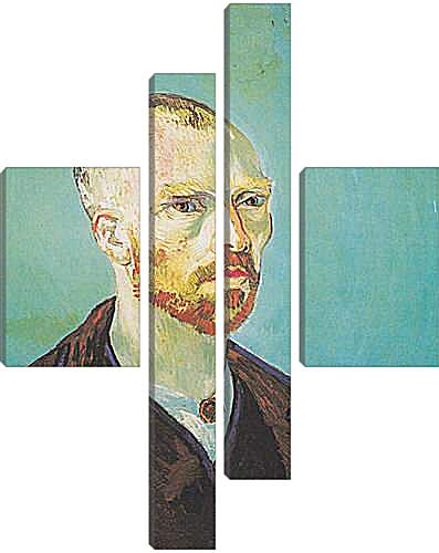 Модульная картина - Self Portrait (dedicated to Paul Gauguin). Поль Гоген