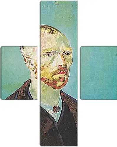 Модульная картина - Self Portrait (dedicated to Paul Gauguin). Поль Гоген