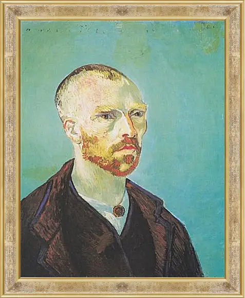 Картина в раме - Self Portrait (dedicated to Paul Gauguin). Поль Гоген