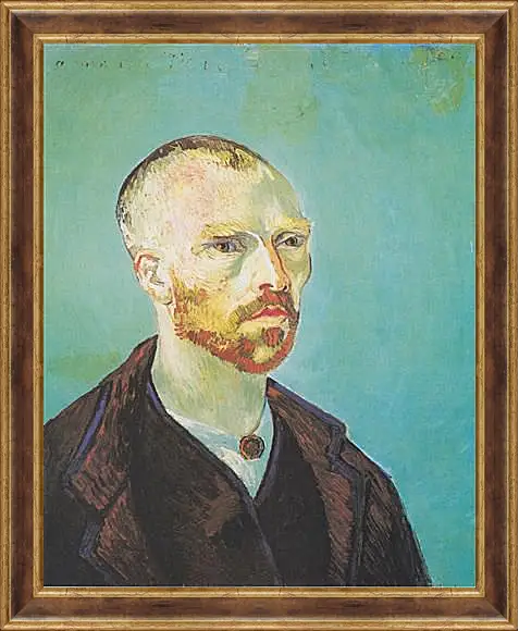 Картина в раме - Self Portrait (dedicated to Paul Gauguin). Поль Гоген