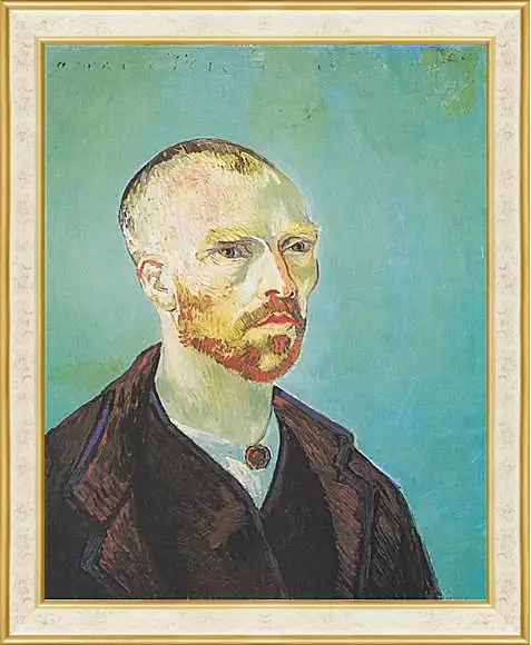 Картина в раме - Self Portrait (dedicated to Paul Gauguin). Поль Гоген