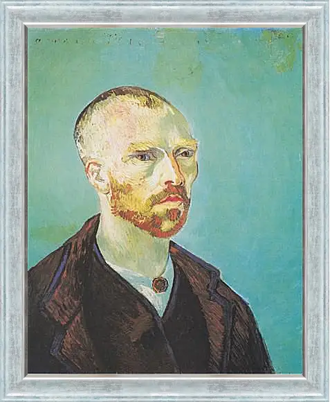 Картина в раме - Self Portrait (dedicated to Paul Gauguin). Поль Гоген