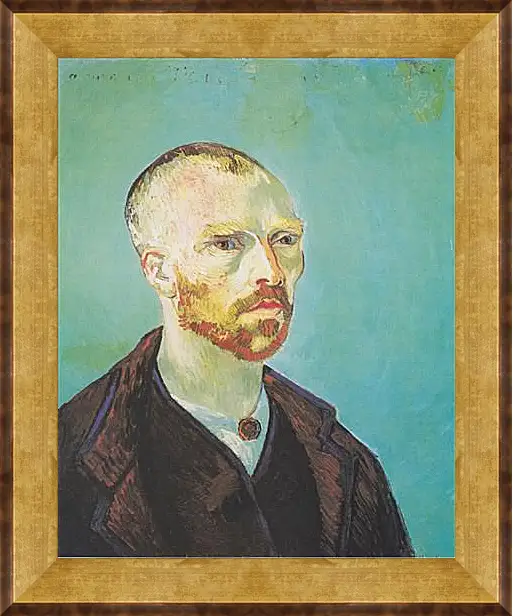 Картина в раме - Self Portrait (dedicated to Paul Gauguin). Поль Гоген