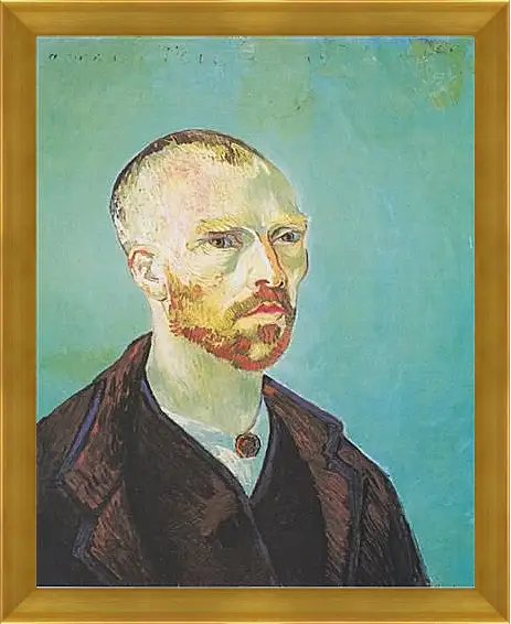 Картина в раме - Self Portrait (dedicated to Paul Gauguin). Поль Гоген