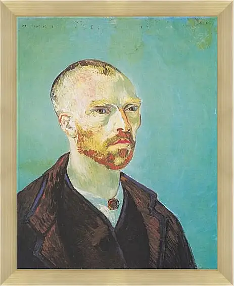 Картина в раме - Self Portrait (dedicated to Paul Gauguin). Поль Гоген