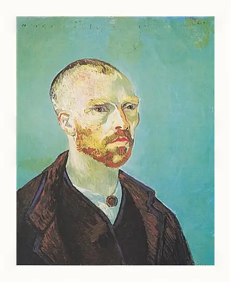 Картина в раме - Self Portrait (dedicated to Paul Gauguin). Поль Гоген