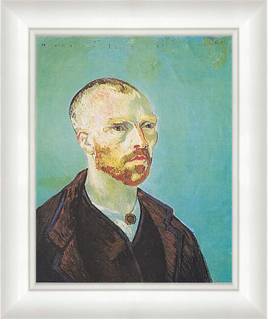 Картина в раме - Self Portrait (dedicated to Paul Gauguin). Поль Гоген