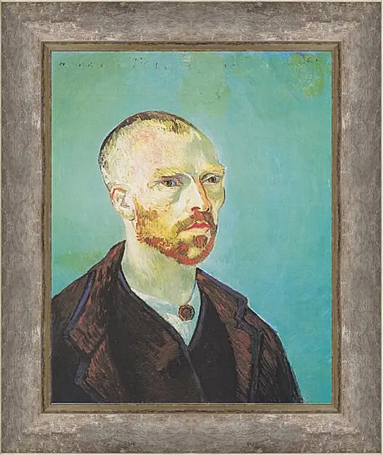 Картина в раме - Self Portrait (dedicated to Paul Gauguin). Поль Гоген