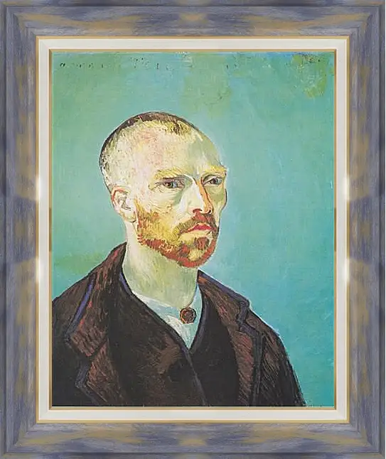 Картина в раме - Self Portrait (dedicated to Paul Gauguin). Поль Гоген