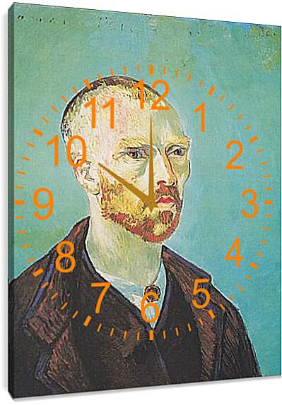 Часы картина - Self Portrait (dedicated to Paul Gauguin). Поль Гоген