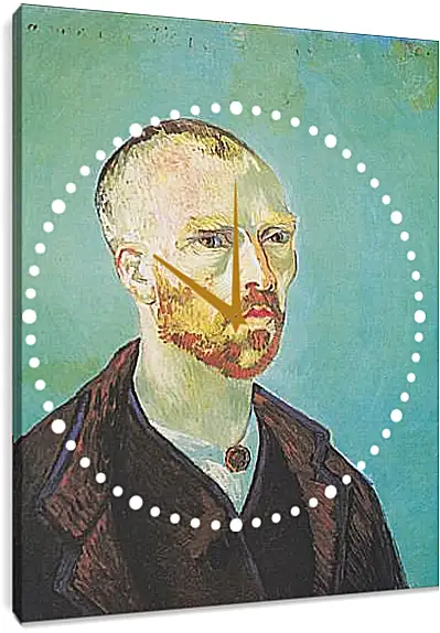 Часы картина - Self Portrait (dedicated to Paul Gauguin). Поль Гоген