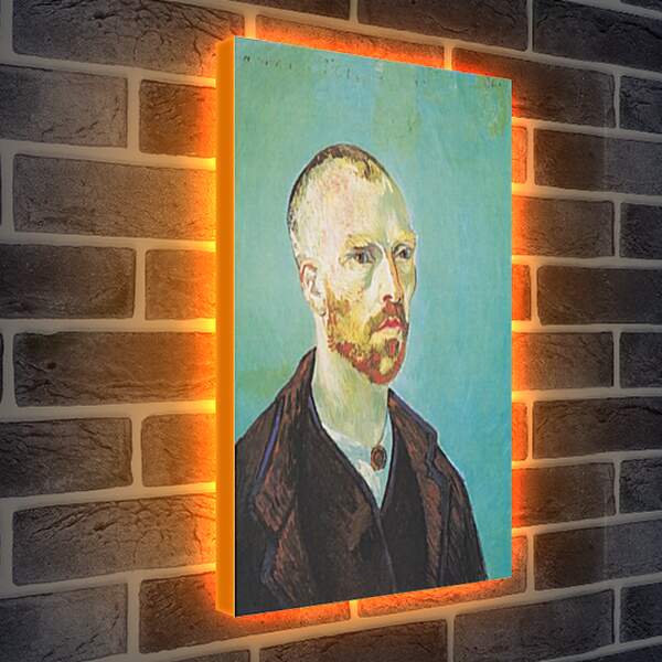 Лайтбокс световая панель - Self Portrait (dedicated to Paul Gauguin). Поль Гоген
